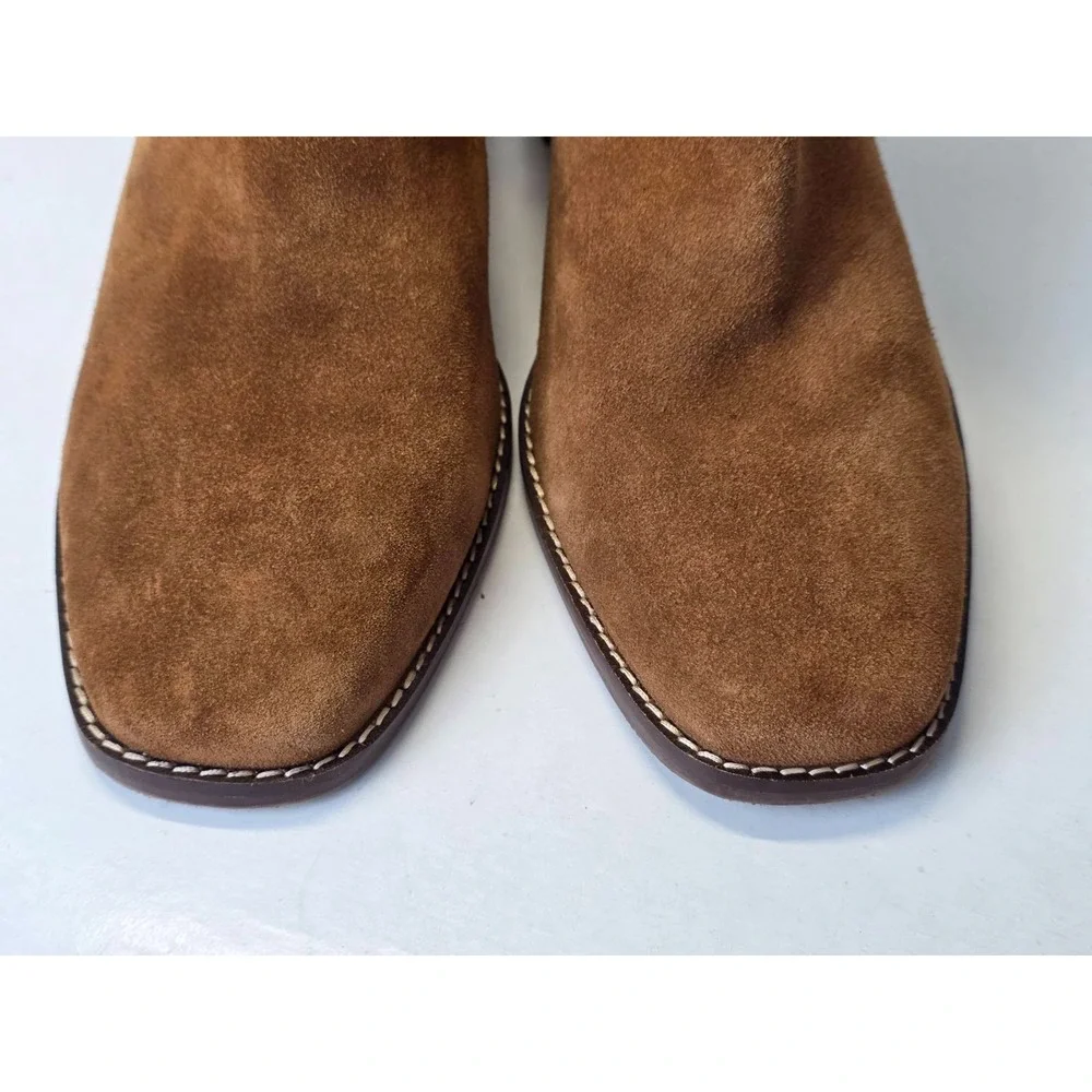 Nordstrom Nohazina-Lea Women's Boots Size 12 M Brown Suede‎ Leather Ankle Shoes